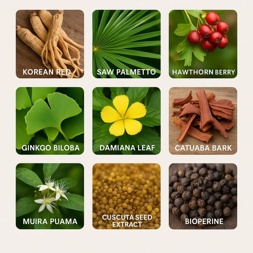 ترکیبات ویگرکس پلاس چیست؟ معرفی مؤثرترین مواد گیاهی این مکمل